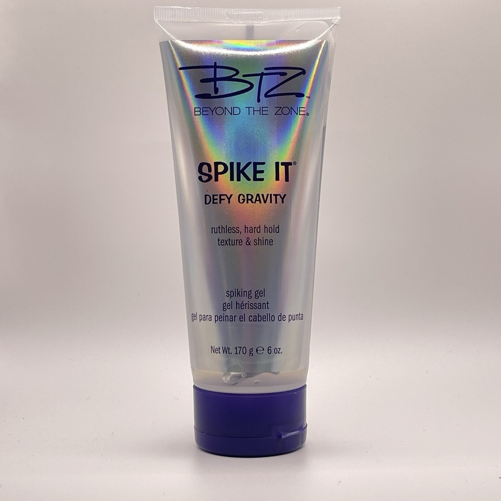 BTZ Beyond The Zone Spike It Defy Hair Gel 4 oz./118 g Tube ~ NEW Damaged Top